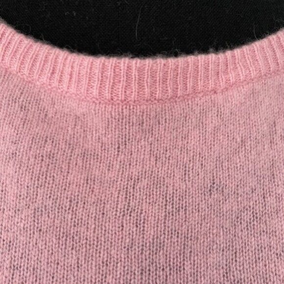 ATM Anthony Thomas Melillo Pink Colorblock Cashmere Sweater XS - Picture 12 of 16
